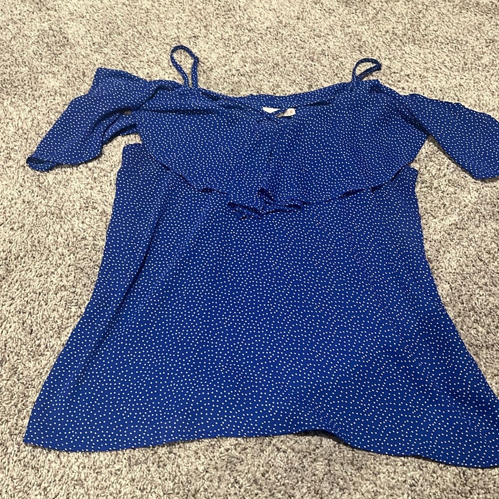 Cute cold shoulder top